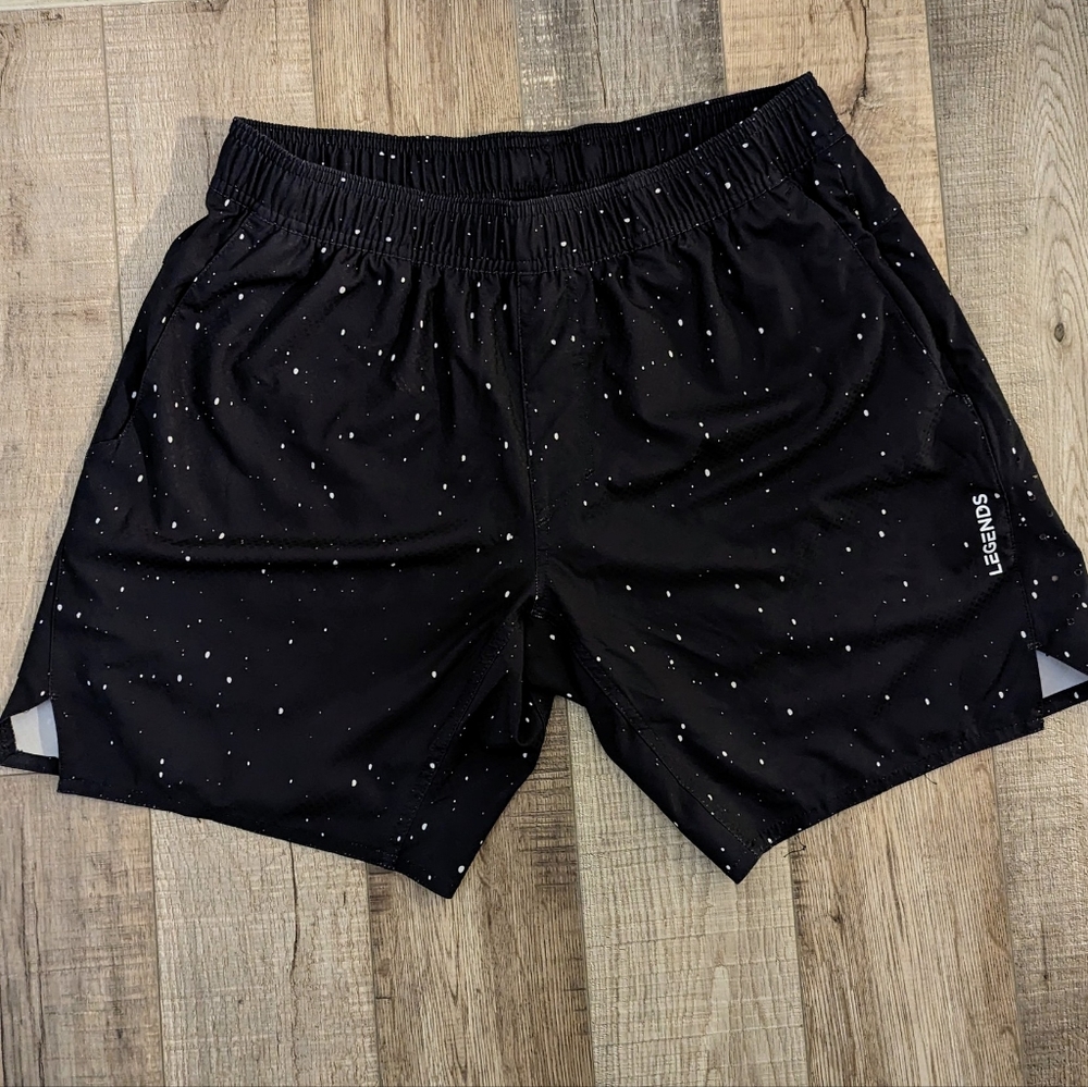 LEGENDS "Paint Splatter" Relay Shorts - Size: M  ||  [7" Inseam, No Liner]